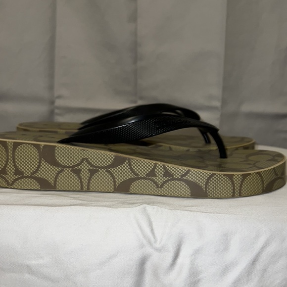 Coach Shoes Coach Wedge Flip Flops Poshmark